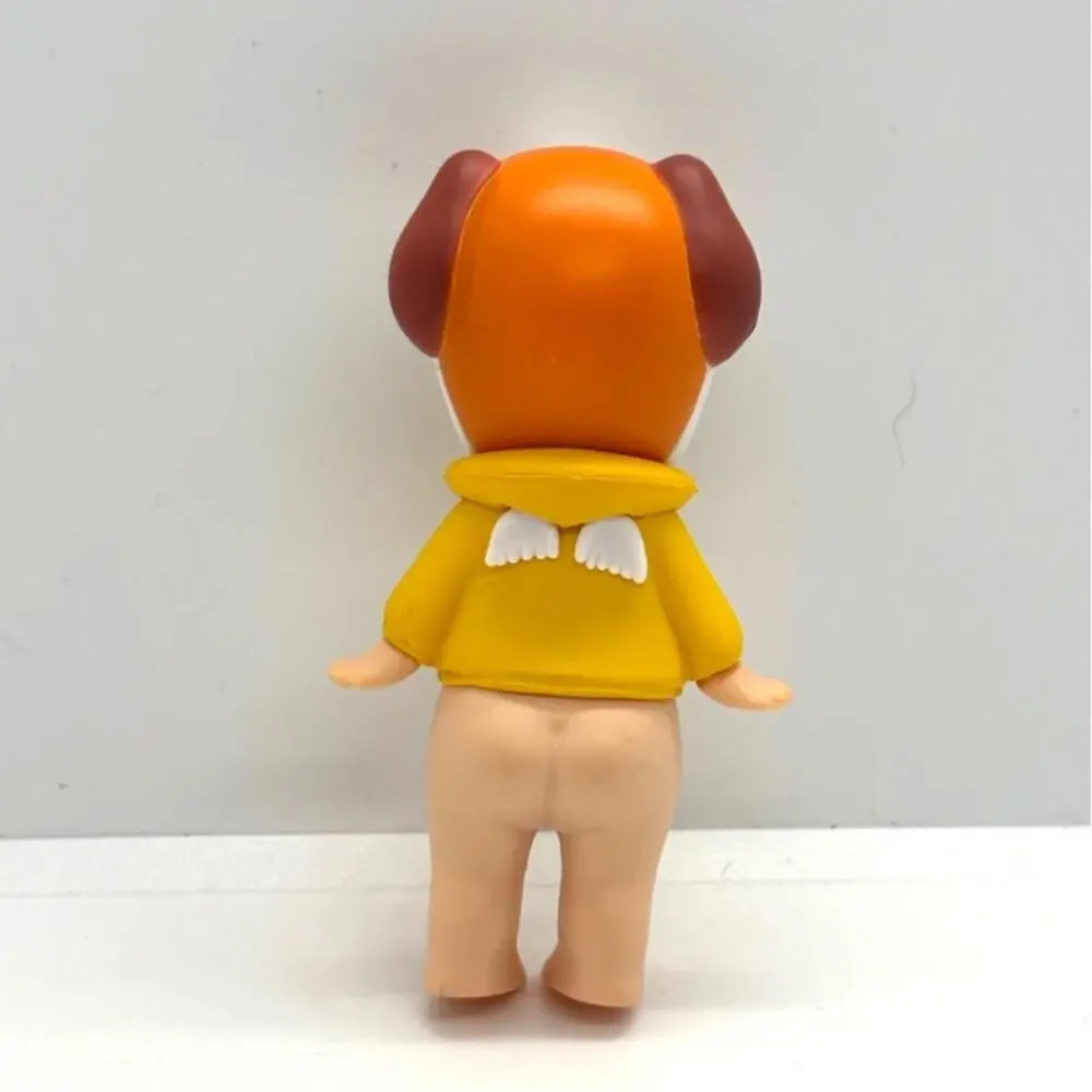 New Unbranded Kewpie/Angel Mini Figure in Beagle Dog Costume, Open Blind Box